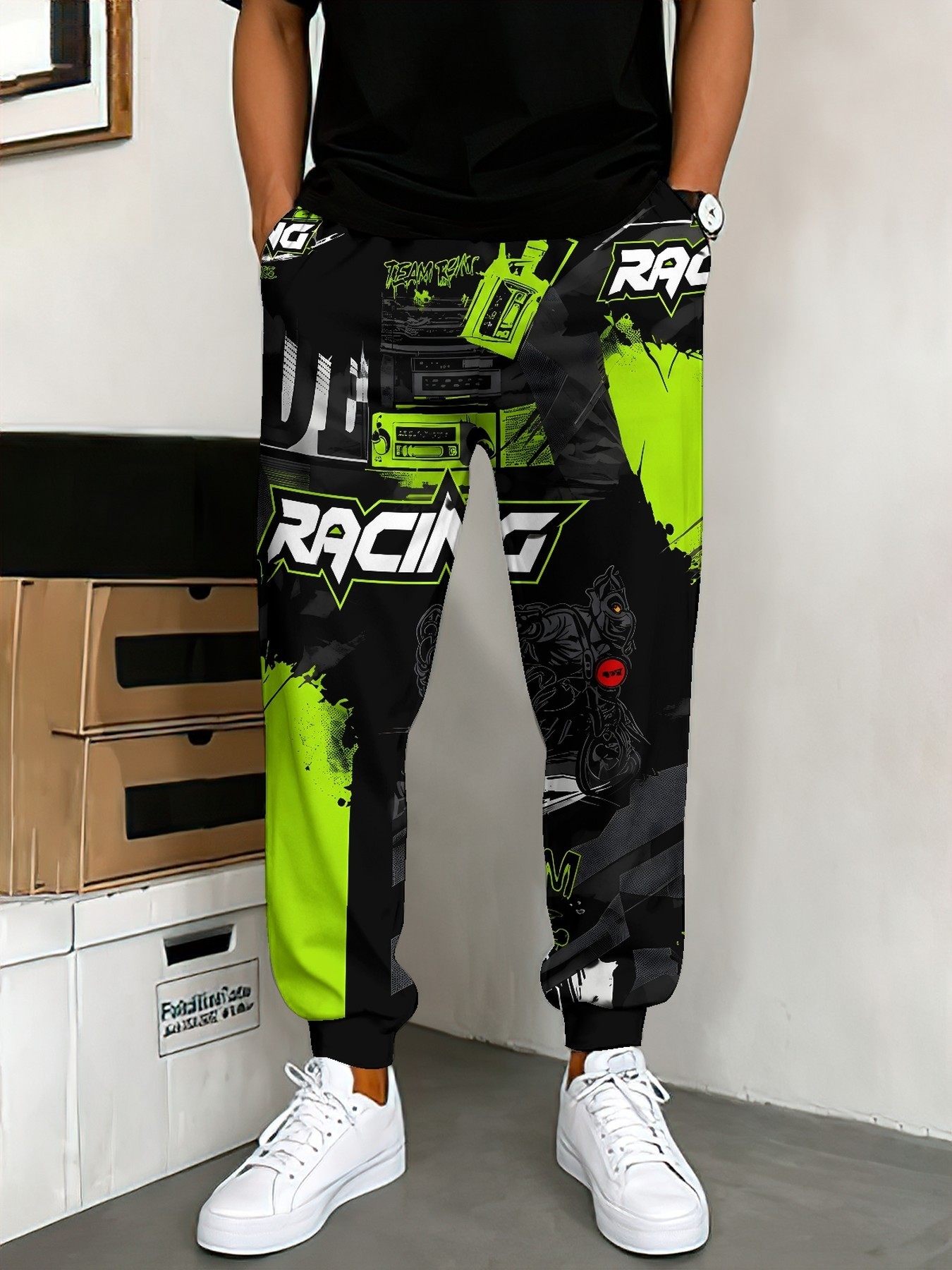 Mountain Biking Pants Women - Joggers à manches longues à imprimé