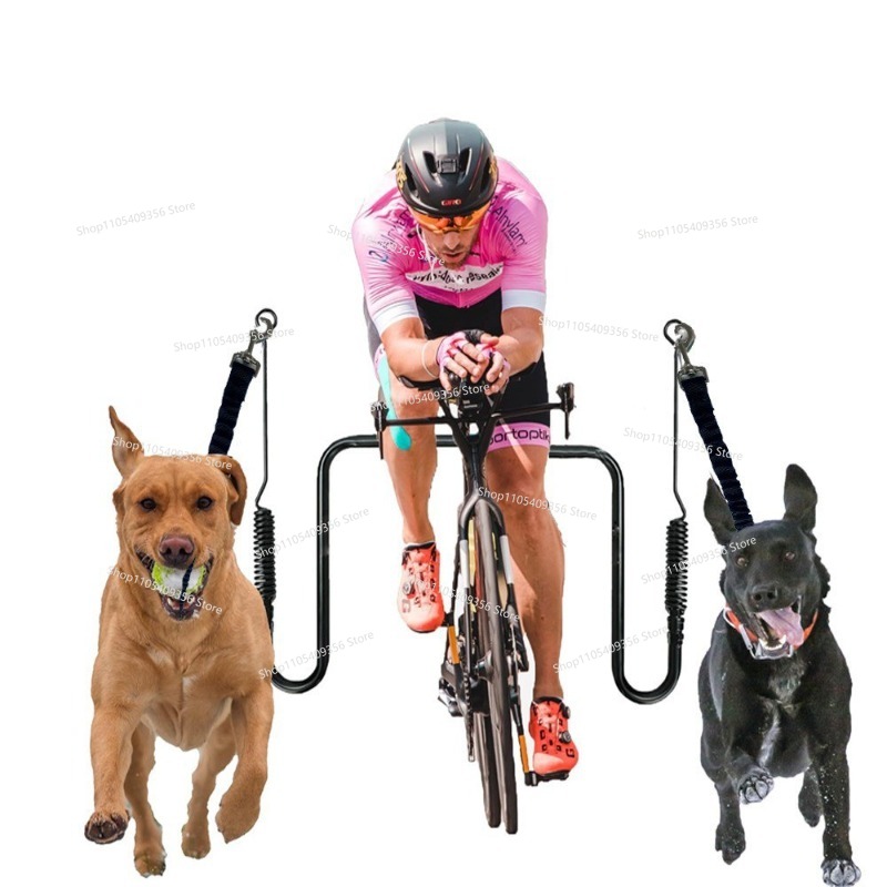 Mountain Biking With Dog - Laisse pour chien pour vélo, VTT,