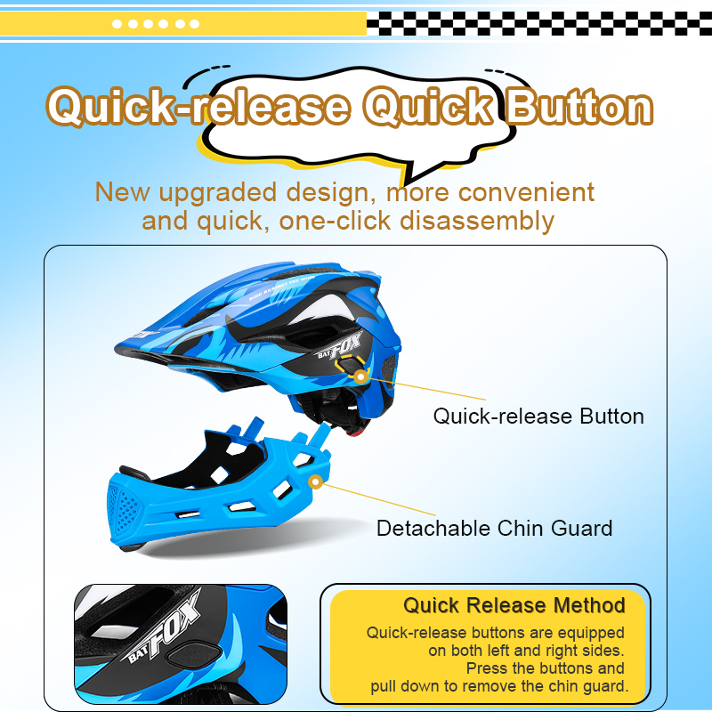 BATFOX enfants casque de vélo  - Mountain Biking Helmet Kids avis et prix