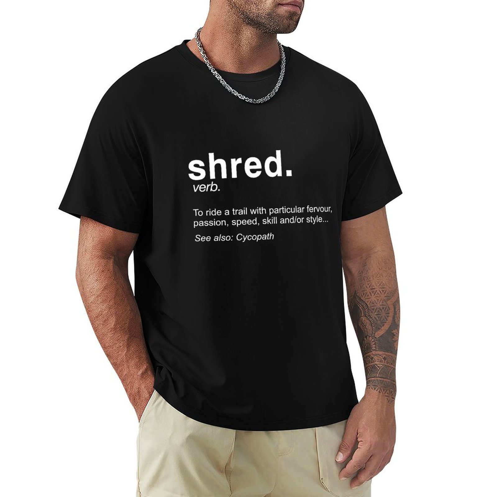 Définition de Shred It - T-shi - Mountain Biking Definition avis et prix